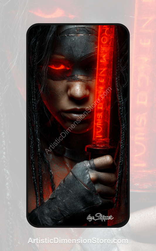 Cyberpunk Warrior Wallpaper 2025 - Free High-Resolution Sci-Fi Art Download for Desktop & Mobile